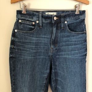 Madewell High rise slim boy Jean